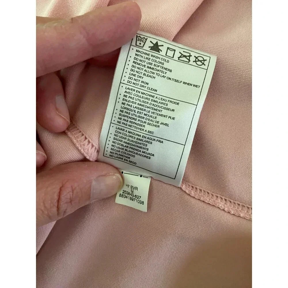 Nike Fit Dry Blush Pink & Burgundy Sleeveless Activewear Tank Size Medium Tennis - Picture 10 of 13